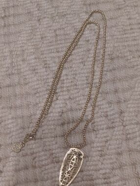 Kendra Scott Gold Filigree Pendant Necklace
